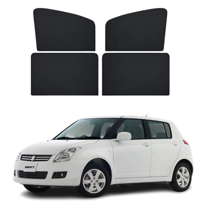 suzuki swift window shades 4pc black
