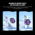 Fantech PCM10 Gletser Max Phone Cooler For Gaming with Display Aluminum Cooling Plate RGB Lightning For PUBG Free Fire Call Of Duty Mobile Gaming. 