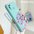 Casing Infinix Hot 10I phone case softcase liquid silicone protector smooth shockproof bumper cover new design comic flower cartoon ytyhh01. 