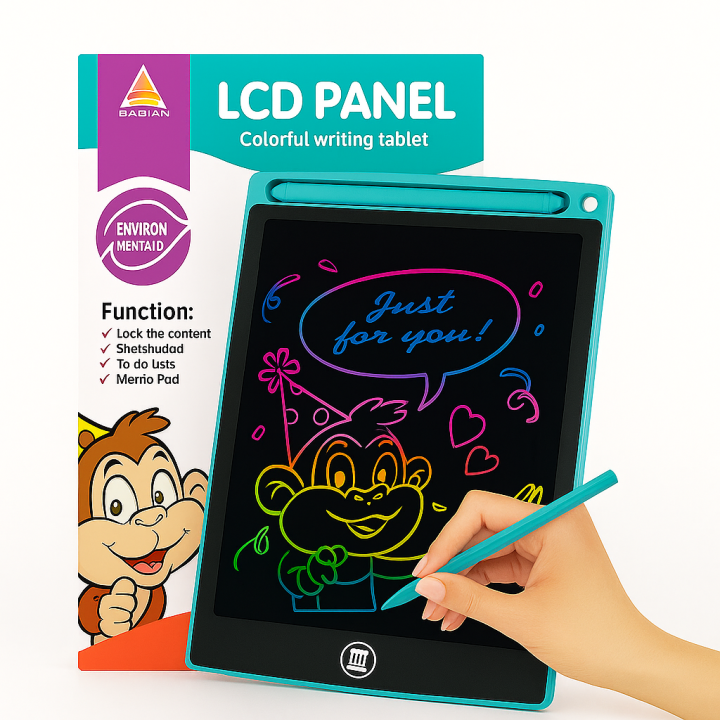 6.5%20to%2012-Inch%20LCD%20Writing%20Tablet%20for%20Kids%20%7C%20Erasable%20Digital%20Drawing%20Pad%20%7C%20Single%20&%20Multi-Color%20Doodle%20Board%20%7C%20Educational%20Learning%20Toy%20%7C%20Best%20Gift%20for%203-8%20Year%20Old%20Boys%20&%20Girls%20-%20Image%202