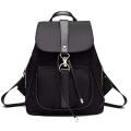 Black Pu Leather Fashion Backpack for girls travelling backpack for girls shoulder bag. 