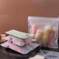 PEVA silicone food storage bag containers reusable freezer bag zip lock bags kitchen organizer pouch silicone food bag. 