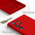 Official SamSung Galaxy S22 Ultra Silicone Cover, Red. 