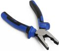 Combination Pliers 8 Inch, Multifunction Pliers with Wire Cutting, Crimping, Twisting, Pulling & Nails Removing, Carbon Steel Black Polished Finish. 
