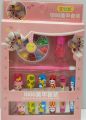Kids Nail Polish set with 12 Colorful Nails, Kids Makeup Toy Set. 