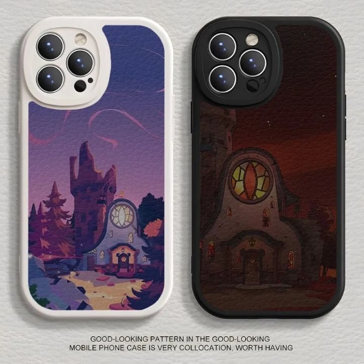 Cartoon The Owl House Phone Case Lambskin For Iphone 15 13 Pro Max 12 11 14 Mini X Xr Xs 8 7 Puls Se Luxury Mobile Cover