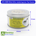 JZQ-588B Metal Wire Brush Soldering Iron Tip Cleaner with Stand Holder Set BGA Repairing Tool by Electrica. 
