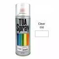 TOA Acrylic Lacquer Spray Paints Clear Lacquer 400ml For All Purposes Quick dry - Color long lasting - High gloss. 