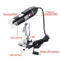 Digital Microscope 500X Portable 8 LED Light Adjustable Dimmer Practical Hand Held Microscope Computers Real-Time Video Inspection Magnification Digital Zoom Microscope Camera. 