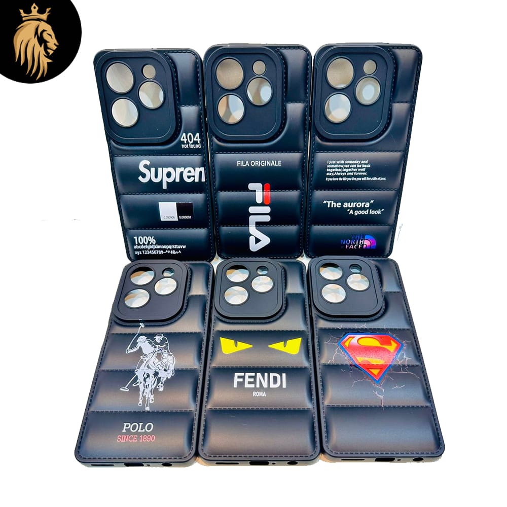 Lahore Mobile Case for Tecno Pop 8 Back Covers - Premium Soft Silicon Puffer Case - New Elegant Designs