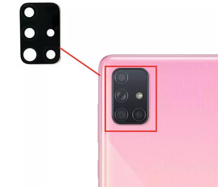 Samsung Galaxy A71 Replacement Back Camera Glass Lens For Samsung Galaxy A71