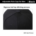 High Quality Baseball Caps With Adjustable Back Golf Cap For Women in Black Blue White Colors. 