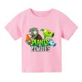 Funny T Shirt Cotton Men Women Pvz Plants Vs Zombie Plants Vs Zombie 2 Print Kids T Shirts Video Game Garden Warfare Plants. 