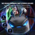 Timack® G20 Air Buds TWS Wireless Earbuds - Airdots Gaming Headsets 15ms Low Latency TWS Bluetooth 5.2 Headphone Waterproof Wireless Earphone Noise Cancelling Wireless Earbuds 20H Playtime Auto Pairing Touch Control with Microphone. 