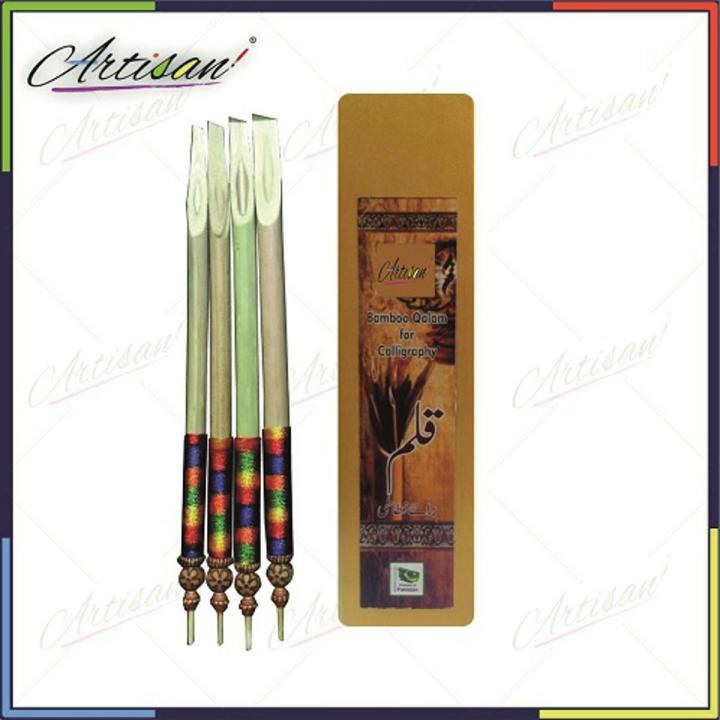 Artisan - Calligraphy Qalam set, 4 pieces, Bamboo Qalams with 4 different sizes