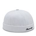 Spring and summer new casual landlord hat street melon skin tide hats without brim retro hip hop cap men and women universal cap. 