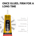 【ETOP】IPARTSEXPERT Black Glue 15 50 110ml Adhesive LCD Display Frame Glue T-8000 T8000 Glue for  Screen Bonding Glass Frame Jewelry DIY Repair Glue. 