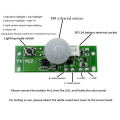 Solar Night Light Circuit Board Control Sensor Solar Wall Light Control Panel DIY Kits As Shown PCB Lithium Battery Charger Induction Distance. 