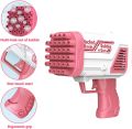 Bubble Gun Machine, 32 Holes Bubble Machine, Gatling Bubble Machine, Bazooka Bubble Machine for Children Adults, Wedding, Party, Outdoor Game. 