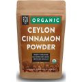 Organic Ceylon Cinnamon Powder - Perfect for Baking, Cooking & Smoothies - 100% Raw from Sri Lanka -(227 g) Resealable Bag - by FGO  by FGO. 