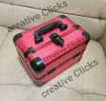 NEW Vanity Box Case, Aluminium Make Up Case, Cosmetic Case, Make Up Box, Beauty Case -Pink Color. 