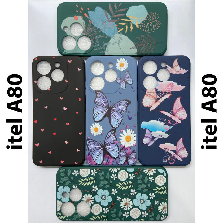itel A80 – Premium Matte Silicone Printed Back Cover | Stylish & Protective Phone Case for Ladies, Kids & Girls