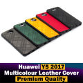 Huawei Y5 2017 Back Cover Leather Type Soft Y5 2017 Case For Boys. 