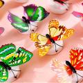 Pack of 3 Led Butterfly Glow In The Dark Led Butterfly Night Light Led Color Changing For Kids Room. 
