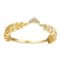 Party Ring Rice Cob Fashion Appearance Bright Luster Finger Ring. 