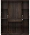 Revival 4-Door Wardrobe (Oak Finish). 