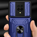 Lereach Case for Xiaomi Redmi Note 9S / Note 9 Pro Camera Armor Protection Phone Case TPU + PC Ring Light With Card Slot Stand and Phone Holder Shockproof Back Cover. 