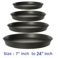 Non-stick Pizza Pan, Round Premium Bakeware, Black Easy Baking [1 piece only] Plate Pan Cook Pizza Pizza Pan Set Nonstick Pizza Pan Set Durable, high quality non stick coating High Temperature Resistance  6",7",8",9",10",11",12", 13" ,14" inch pizza tray. 