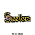Embroidery Pittsburgh Steelers American football team iron on sew on patch sports  kids clothing jeans repair bag cap shirt jacket shoes sports craft badge. 
