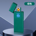 JL722 Electronic Charging USB Cigarette Lighter Creative Personalized Gifts Metal Windproof Touch Lighter Igniter. 