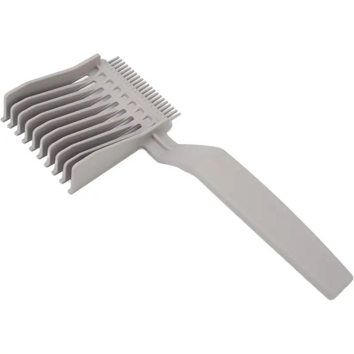 2 in 1 Barber Comb for Hair Cutting, Professional Fade Combs, Heat Resistant Clipper Comb, Curved Positioning Flat Top Hair Styling Comb for Men for Salon, Home, Travel