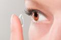 Contact Lense Complete Set Hazel Aqua Blue Green Grey Colors. 