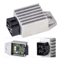 Voltage Regulator Rectifier, Universal Motorcycle Motor Bike 12V Voltage Regulator Rectifier 4 Pin for Scooter, Moped, ATVs, Gokarts,. 