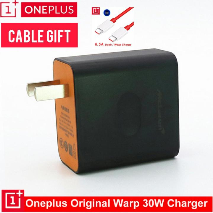 The newOriginal Oneplus 7 McLaren Warp Charger 30W Fast Charging Adapter Type C Data Cable For 1+ One Plus 8 8T 6 6T 7 7T Pro 5