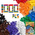 1000 Pieces Building Bricks Lego_Building Blocks for Kids Construction - Compatible with All Major Brands Kids Play Teaching Aid Birthday Gift. 