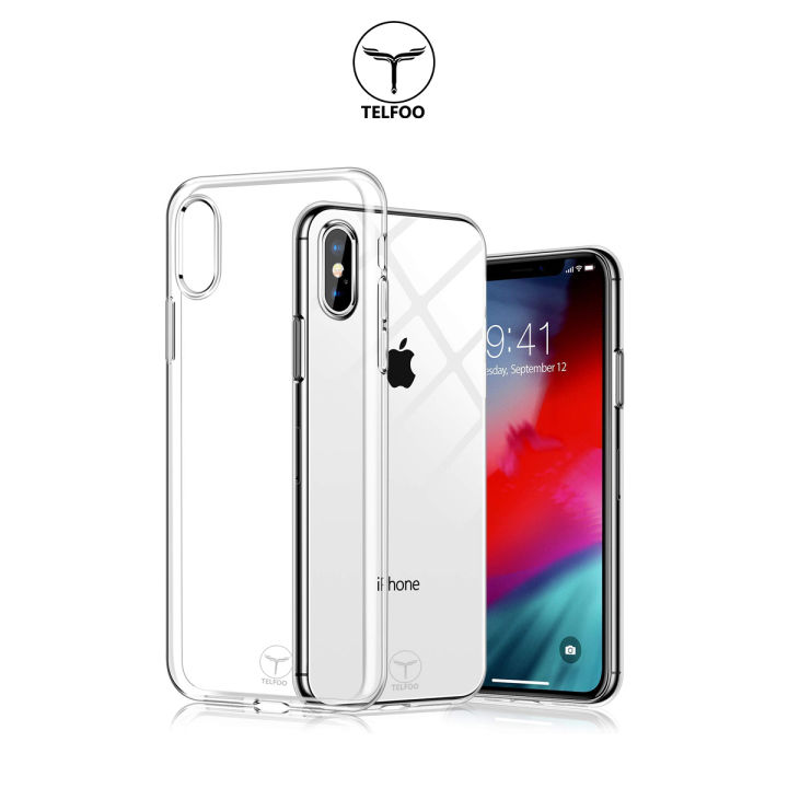 Apple Iphone XS Max (6.5) – TELFOO Transparent Case - Crystal Clear Cover Compatible With IPhone XS Max.