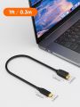 USB C to Micro B Cable 1FT - 10Gbps Data Transfer Speed, Braided USB 3.1 Type C Male to Micro B Male Cable for Hard Drives, Space Gray. 