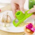 Garlic Ginger Grinding Tools Kitchen Garlic Grater Fruits Vegetable Hand Press Grinding Crusher Chopper Kitchen Gadget / Ginger Garlic Chopper/ Ginger Garlic Paste Chopper / Manual Garlic Chopper / Manual hand Onion and Garlic chopper. 