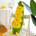 Caterpillar plush toy pea pod female long strip sleeping pillow doll cute rag doll soft doll pillow. 