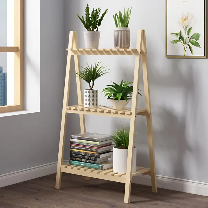 Wooden%20Plant%20Stand%202%20Tier%20Foldable%20Flower%20Pot%20Display%20Shelf%20Rack%20Solid%20Wood%20Floor%20Two-layer%20Storage%20Balcony%20Folding%20Flower%20Stand%20-%20Image%2010