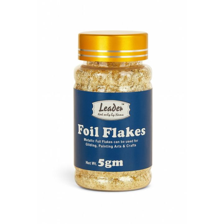 Panni Foil Flakes 5gm – Leader Metallic Foil Flakes for Gilding, Resin ...