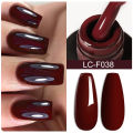 LILYCUTE Dark Brown Gel Nail Polish Autumn Winter Chocolate Red Caramel Color Series For Manicure Nails Art Gel Varnish. 