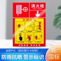 A full set of safety warning signs, no fireworks signs, no smoking signs in factories, workshops, warehouses, reminder stickers, construction sites. 