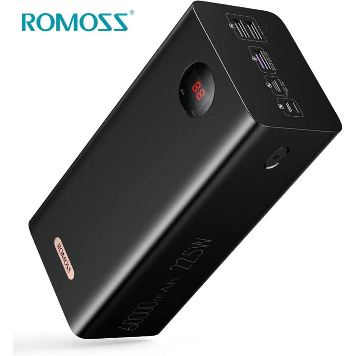 Romoss 60000 mah Power Bank - Pea57 Romoss Mobile Charging Power Bank 22.5 watt PD Fast Charging Power Bank