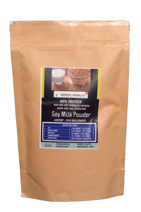 Green Wealth - SOYA Milk Powder - Vegan - Non GMO - 400 Grams | Daraz.pk