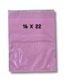 Pink Courier Flyer Bags With Address Pocket Extra Large 16 X 22 Inches - 50 Pieces. 